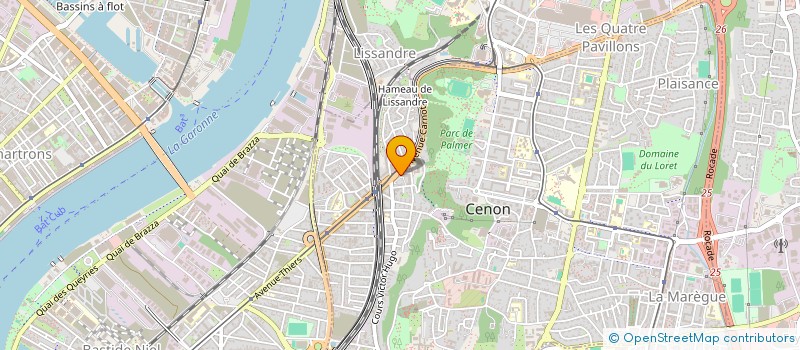 localisation de l'entreprise AVI MICRO à CENON