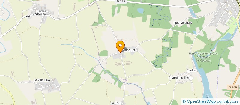 localisation de l'entreprise AVI PONTE GUILLOUX à LOYAT