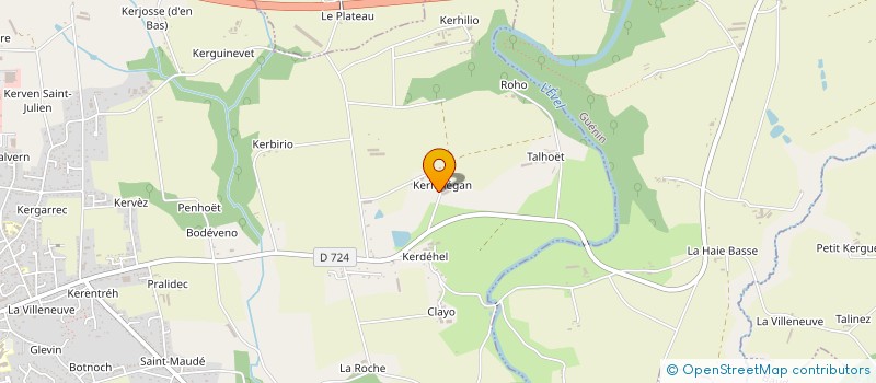 localisation de l'entreprise AVI'POUSSINIERE à BAUD