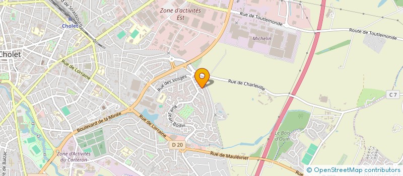 localisation de l'entreprise AVI PREST à CHOLET