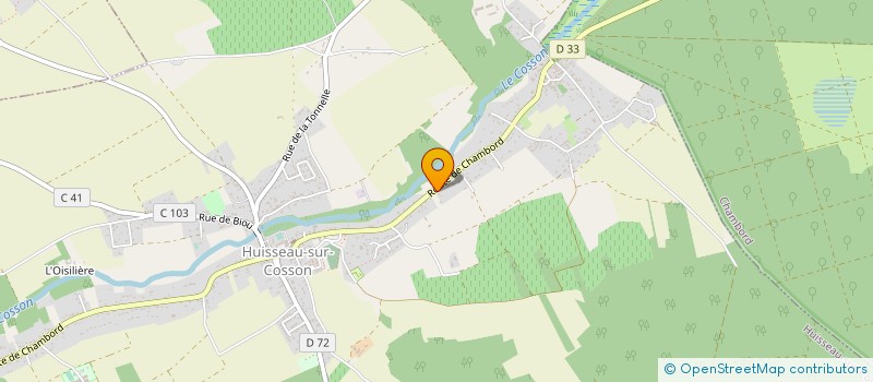 localisation de l'entreprise AVI SECURITE à HUISSEAU-SUR-COSSON