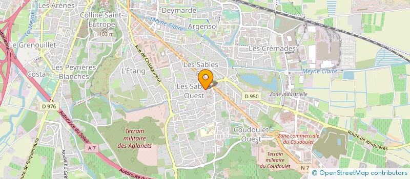 localisation de l'entreprise AVIA  ORANGE