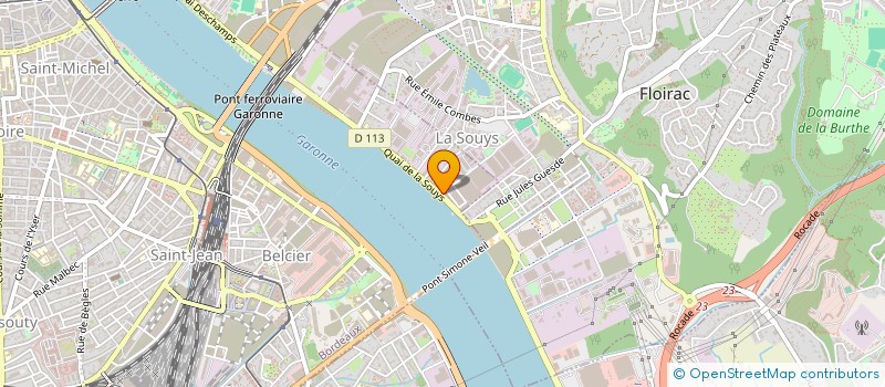 localisation de l'entreprise AVIA CLUB à BORDEAUX