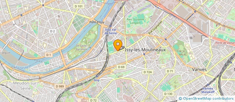 localisation de l'entreprise AVIA CLUB ATHLETISME à ISSY-LES-MOULINEAUX