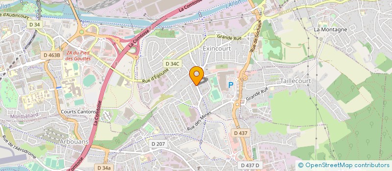 localisation de l'entreprise AVIA CONFORT à EXINCOURT