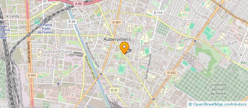 localisation de l'entreprise AVIA STATION SEVICE DU SQUARE à AUBERVILLIERS