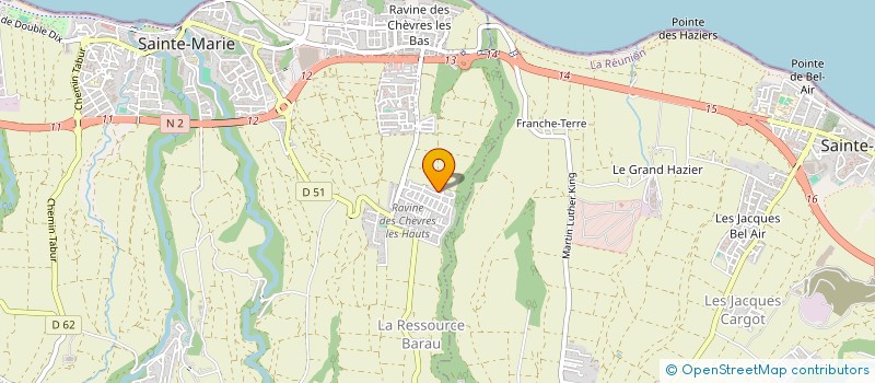 localisation de l'entreprise AVIA SURETE REUNION  SAINTE-MARIE