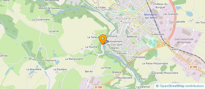 localisation de l'entreprise AVIALIB à CHANVERRIE