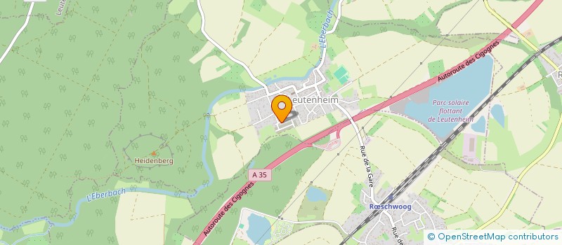 localisation de l'entreprise AVIANGA  LEUTENHEIM
