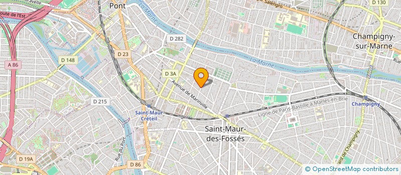 localisation de l'entreprise AVIANO à SAINT-MAUR-DES-FOSSES