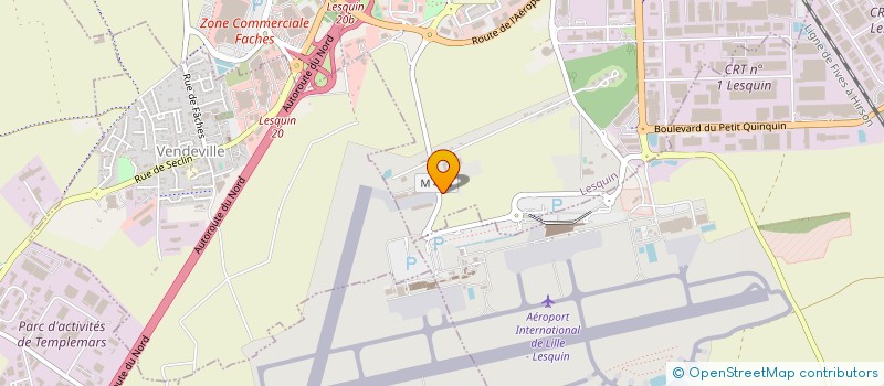 localisation de l'entreprise AVIAPARTNER LILLE à LESQUIN
