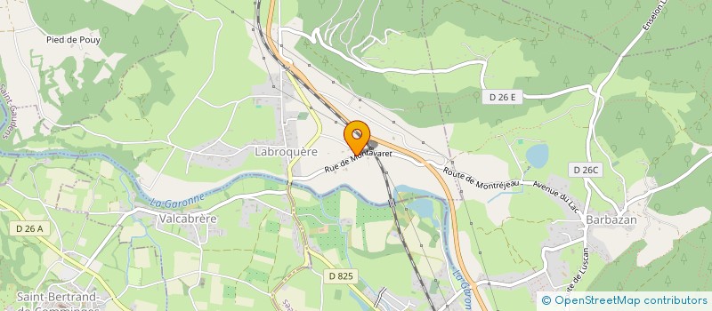 localisation de l'entreprise AVIATION DES PYRENEES  LABROQUERE