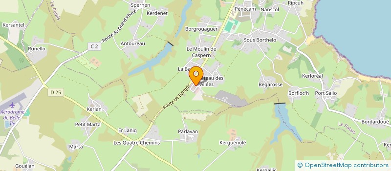 localisation de l'entreprise AVIATLANTIQUE à LE PALAIS