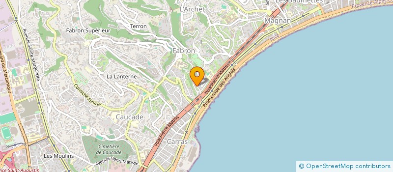 localisation de l'entreprise AVIATOR TRAVEL SERVICES à NICE