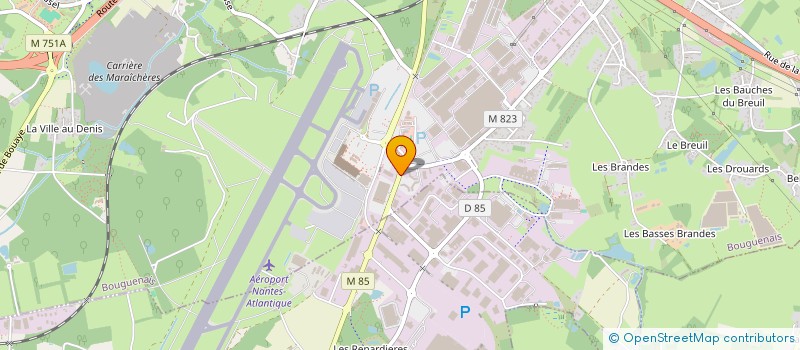 localisation de l'entreprise AVIATORS ACADEMY à BOUGUENAIS