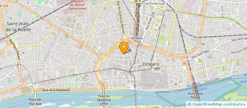 localisation de l'entreprise AVIBAT à ORLEANS