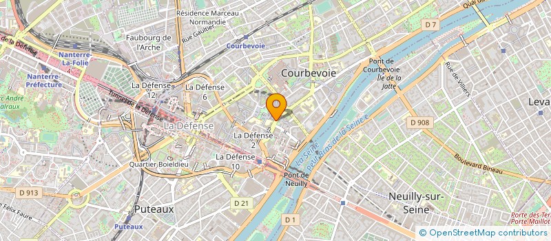localisation de l'entreprise AVIC INTERNATIONAL CORPORATION LIMITED ( FRANCE ) à COURBEVOIE