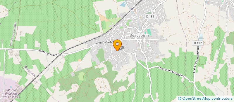 localisation de l'entreprise AVICANTE  BEAUVOISIN