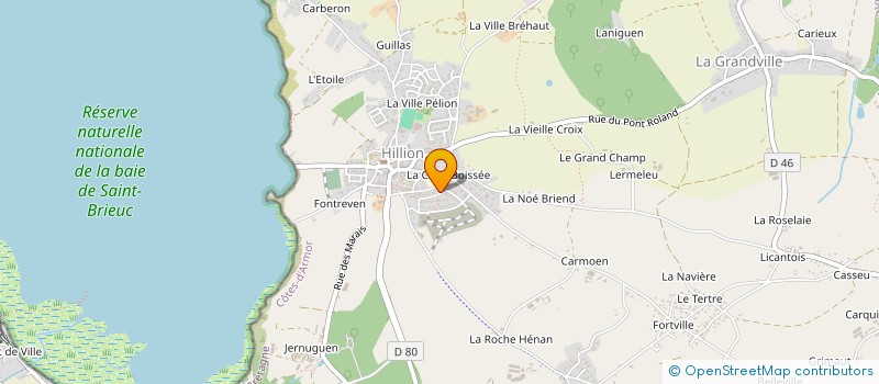 localisation de l'entreprise AVICARMOR à HILLION