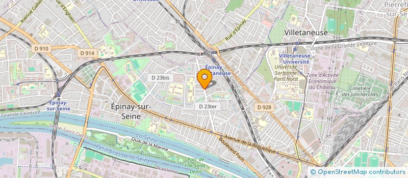localisation de l'entreprise AVICENNE à EPINAY-SUR-SEINE