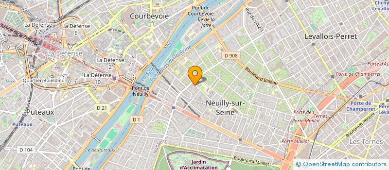 localisation de l'entreprise AVICENNE à NEUILLY-SUR-SEINE