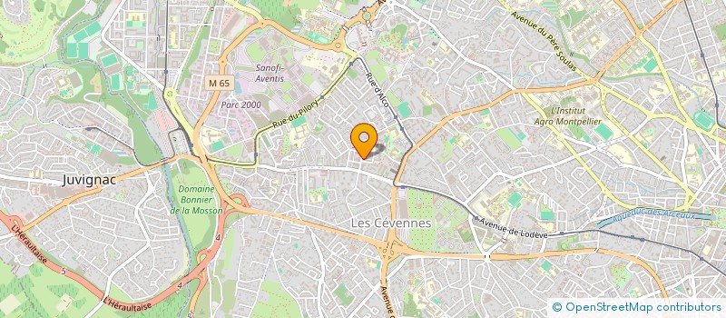 localisation de l'entreprise AVICENNE  MONTPELLIER