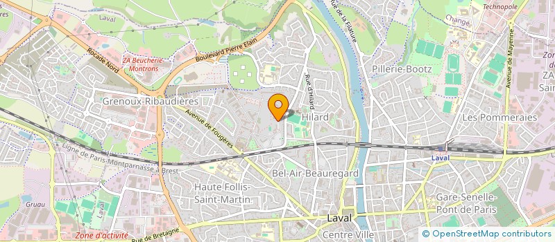 localisation de l'entreprise AVICENNE à LAVAL