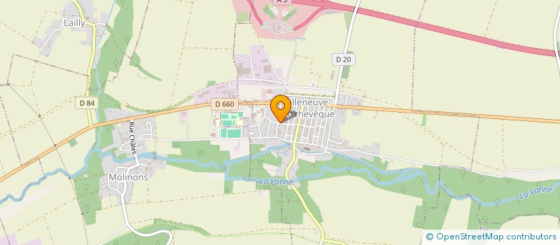 localisation de l'entreprise AVICENNE  VILLENEUVE-L'ARCHEVEQUE