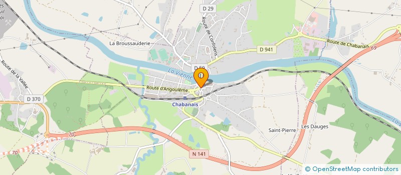 localisation de l'entreprise AVICENNE MATERIEL MEDICAL à CHABANAIS