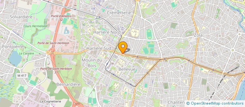 localisation de l'entreprise AVICERAM DESIGN à NANTES