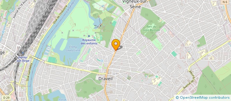 localisation de l'entreprise AVICLEAN MULTI-SERVICES à DRAVEIL