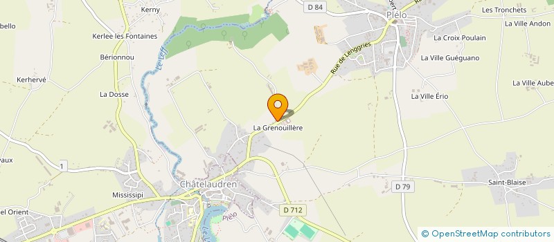 localisation de l'entreprise AVICOLE GAUTHIER à PLELO