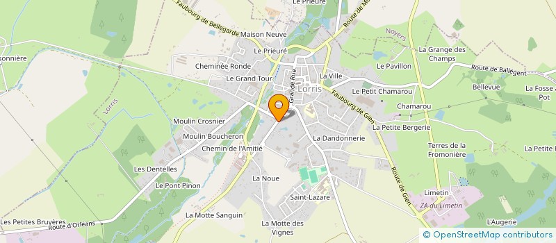 localisation de l'entreprise AVICOLE RAFFARD à LORRIS