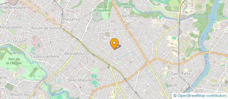 localisation de l'entreprise AVICONTROL à NANTES