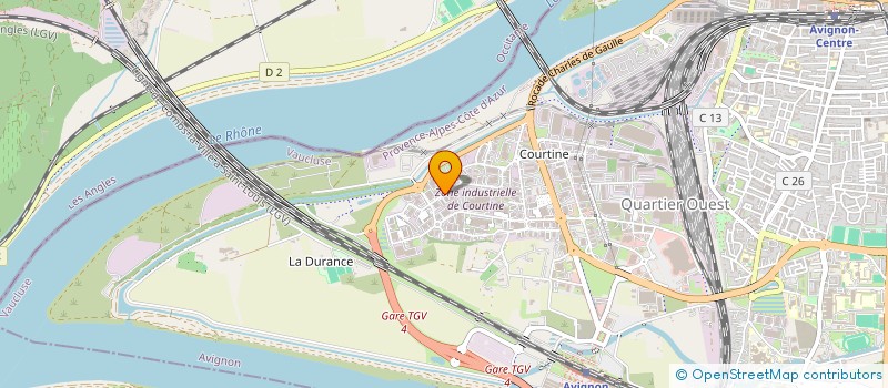 localisation de l'entreprise AVICREA à AVIGNON