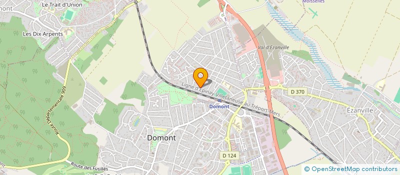 localisation de l'entreprise AVICULTURE CLUB DU VAL D OISE  DOMONT