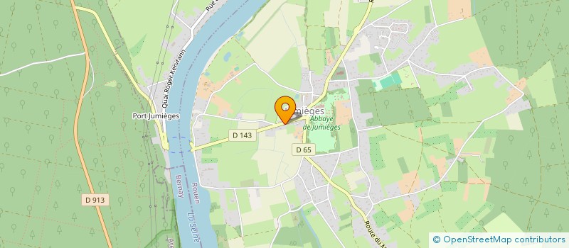 localisation de l'entreprise AVICULTURE ET GASTRONOMIE  JUMIEGES