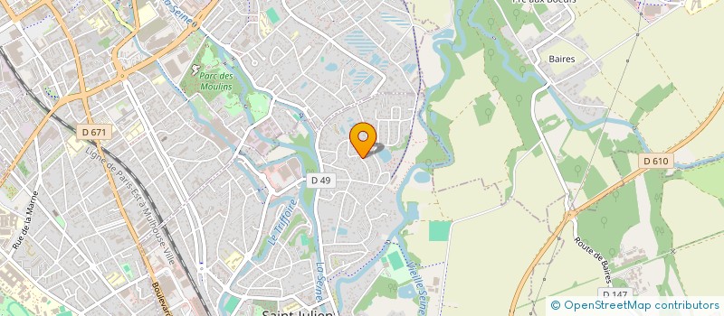 localisation de l'entreprise AVIDAFOM INVEST  SAINT-JULIEN-LES-VILLAS