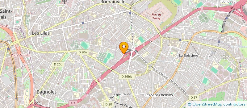 localisation de l'entreprise AVIDAN à ROMAINVILLE