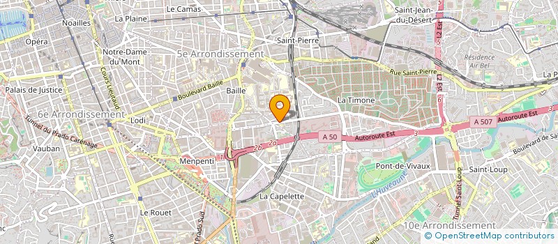localisation de l'entreprise AVIDAN à MARSEILLE