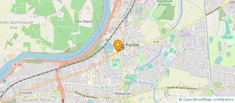 localisation de l'entreprise AVIDIAG  LE PONTET