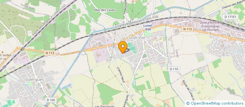 localisation de l'entreprise AVIE à LUNEL-VIEL