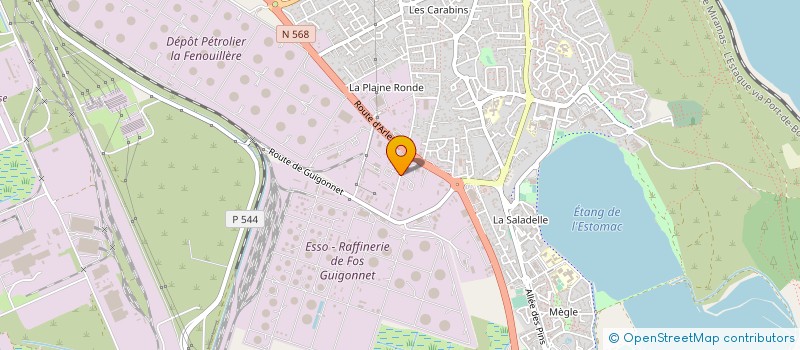 localisation de l'entreprise AVIE à FOS-SUR-MER