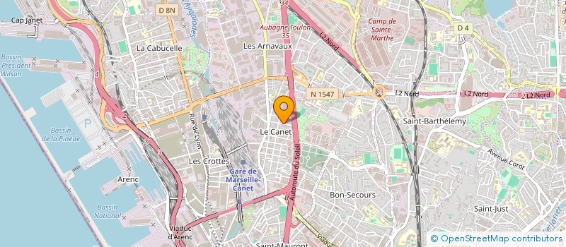 localisation de l'entreprise AVIE RESSOURCERIE à MARSEILLE