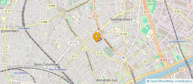 localisation de l'entreprise AVIEL  ASNIERES-SUR-SEINE