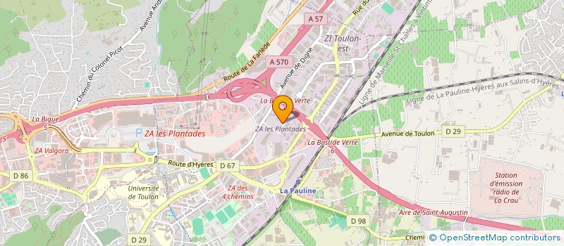localisation de l'entreprise AVIETUDE à LA GARDE