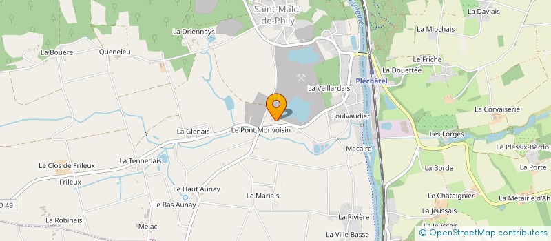 localisation de l'entreprise AVIFRUITS  SAINT-MALO-DE-PHILY