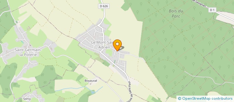 localisation de l'entreprise AVIGA IMMO  LE MONT-SAINT-ADRIEN