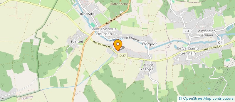 localisation de l'entreprise AVIGEL à SAINT-CYR-SOUS-DOURDAN