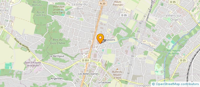 localisation de l'entreprise AVIGHI à LONGPONT-SUR-ORGE